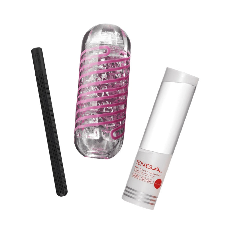 TENGA New Spinner All-In-One Set - Brick Yahey TENGA New Spinner All-In-One Set - Brick Yahey