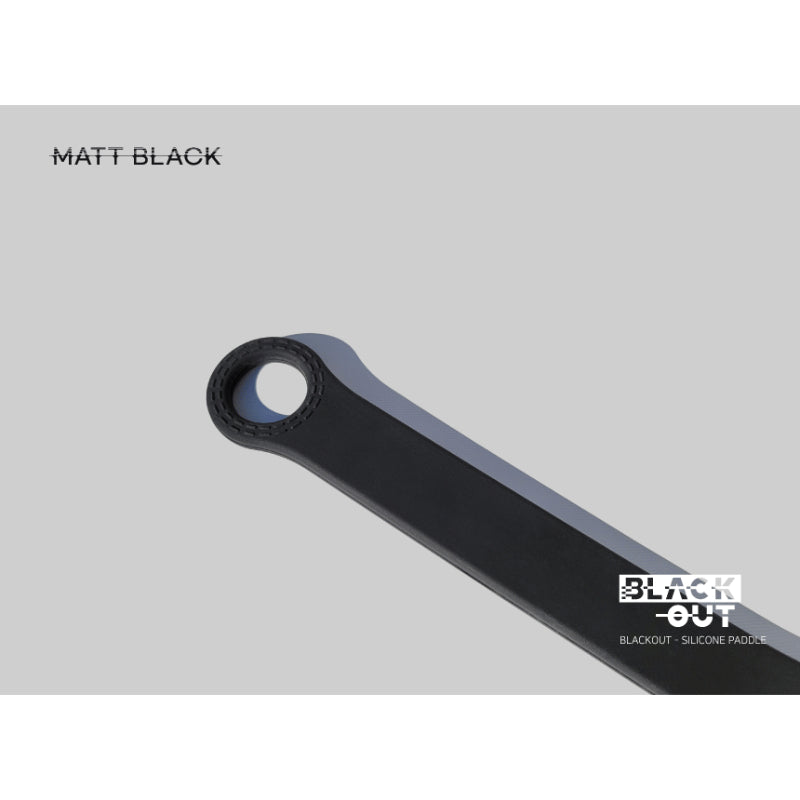 Matt Black - Black Out - Silicone Paddle