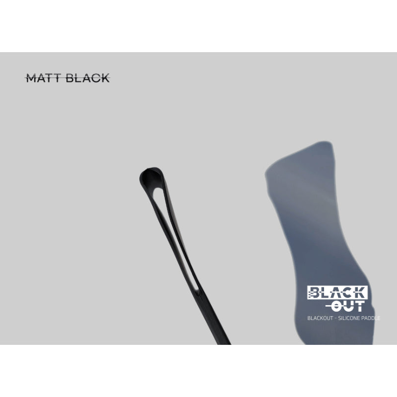 Matt Black - Black Out - Silicone Paddle