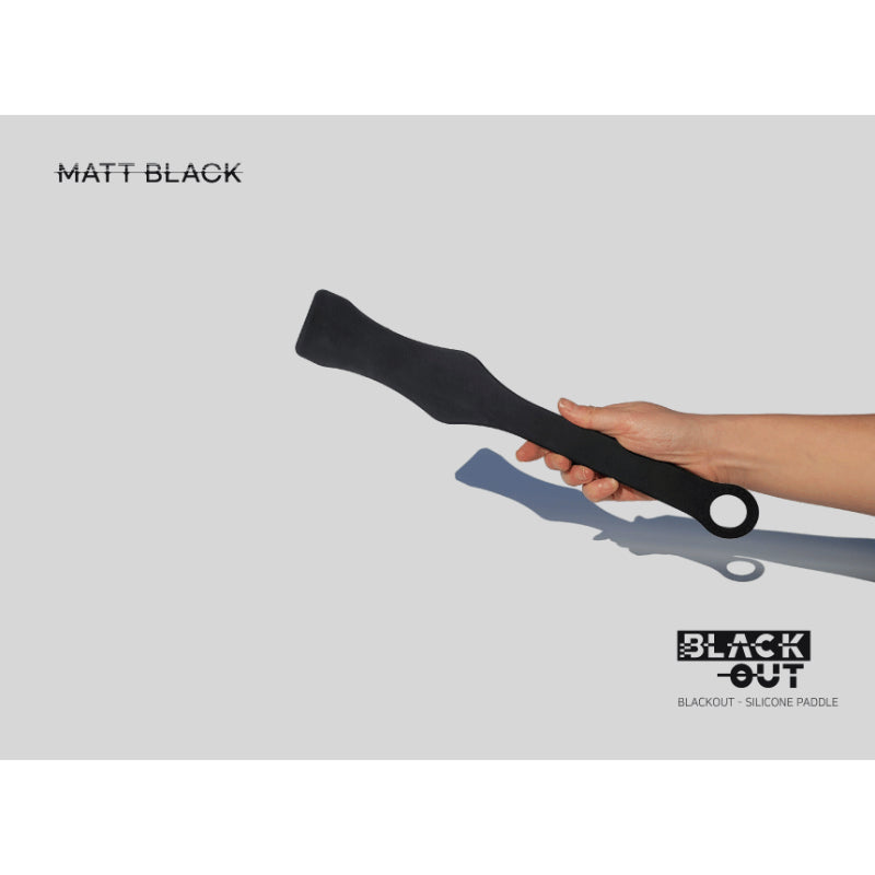 Matt Black - Black Out - Silicone Paddle