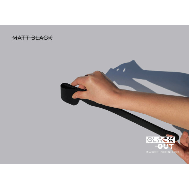 Matt Black - Black Out - Silicone Paddle