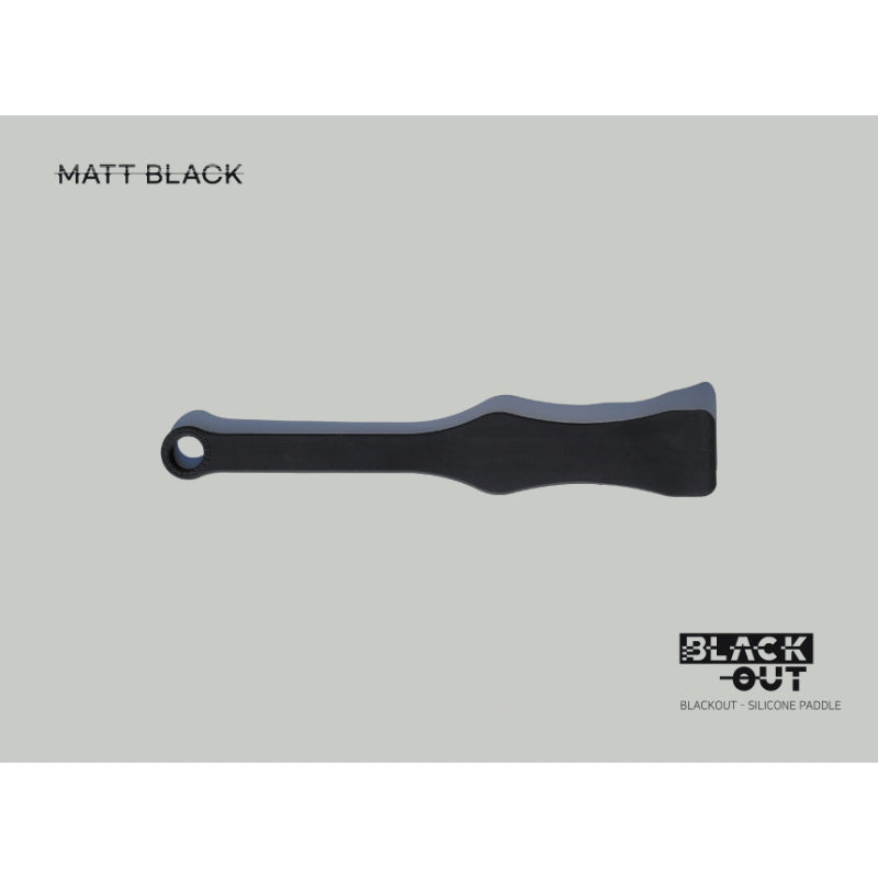 Matt Black - Black Out - Silicone Paddle