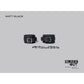 Matt Black - Black Out - Silicone Wrist Cuffs