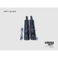 Matt Black - Black Out - Silicone Wrist Cuffs