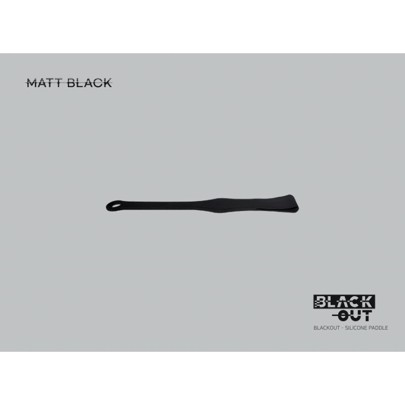 Matt Black - Black Out - Silicone Paddle