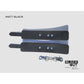 Matt Black - Black Out - Silicone Wrist Cuffs