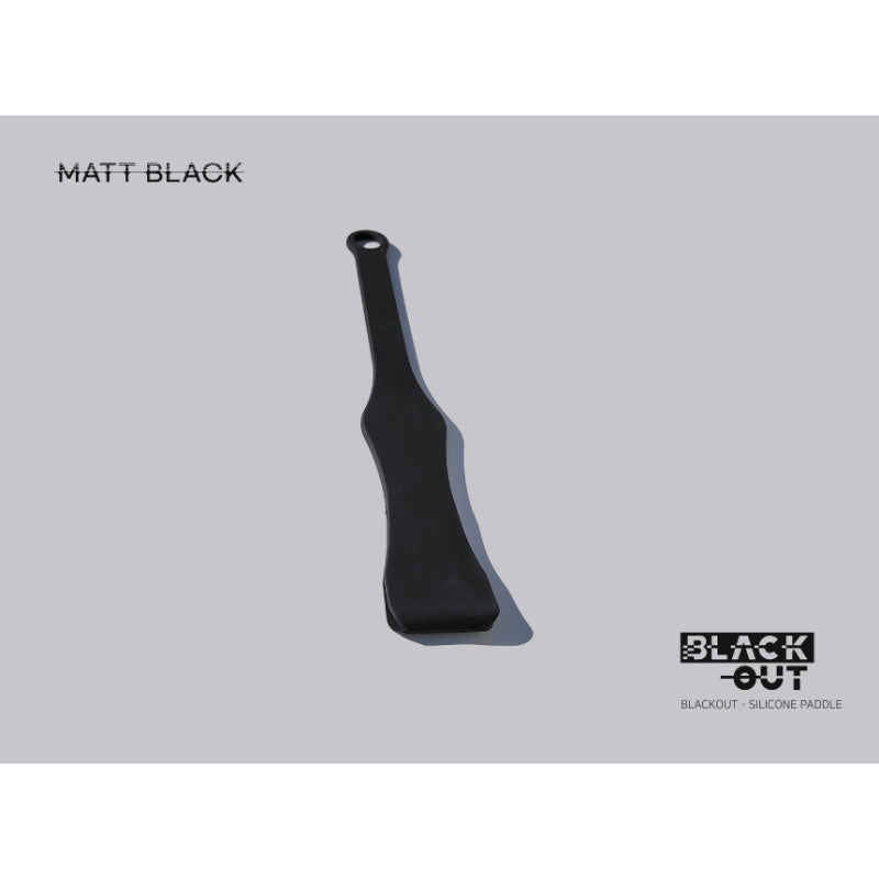 Matt Black - Black Out - Silicone Paddle